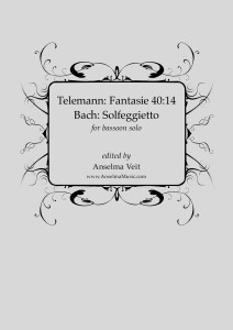 Telemann Fantasie Solfegietto Bach Fagott Bassoon Solo