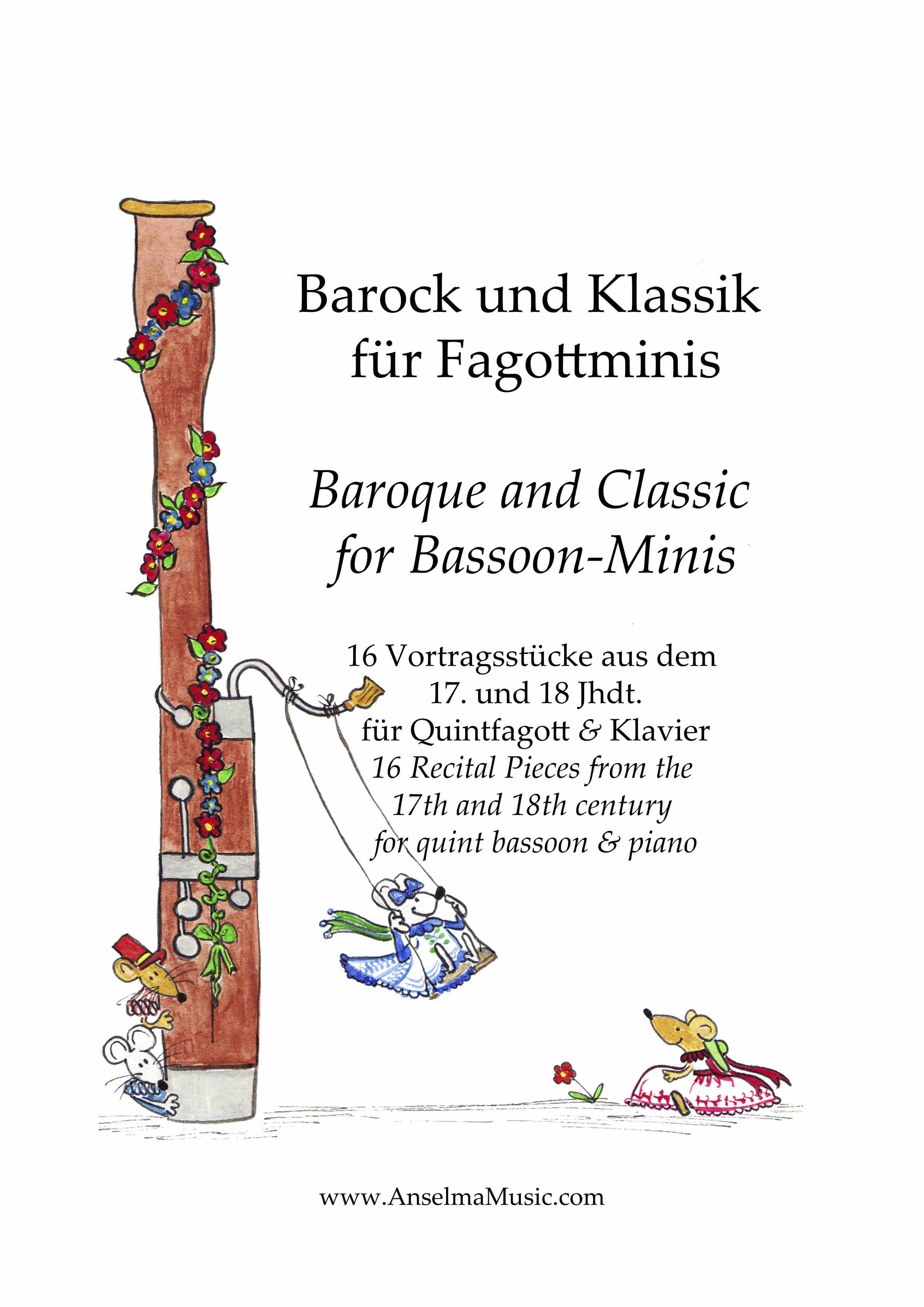 Barock und Klassik fuer Fagottminis Quintfagott Anselma Veit Fagottino Klavier