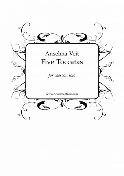 Five Toccatas Bassoon Solo Anselms Veit Fagott Solo