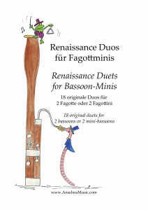 Renaissance Duos fuer Fagottminis Fagott Duo Fagottino Duo Bassoon Duet