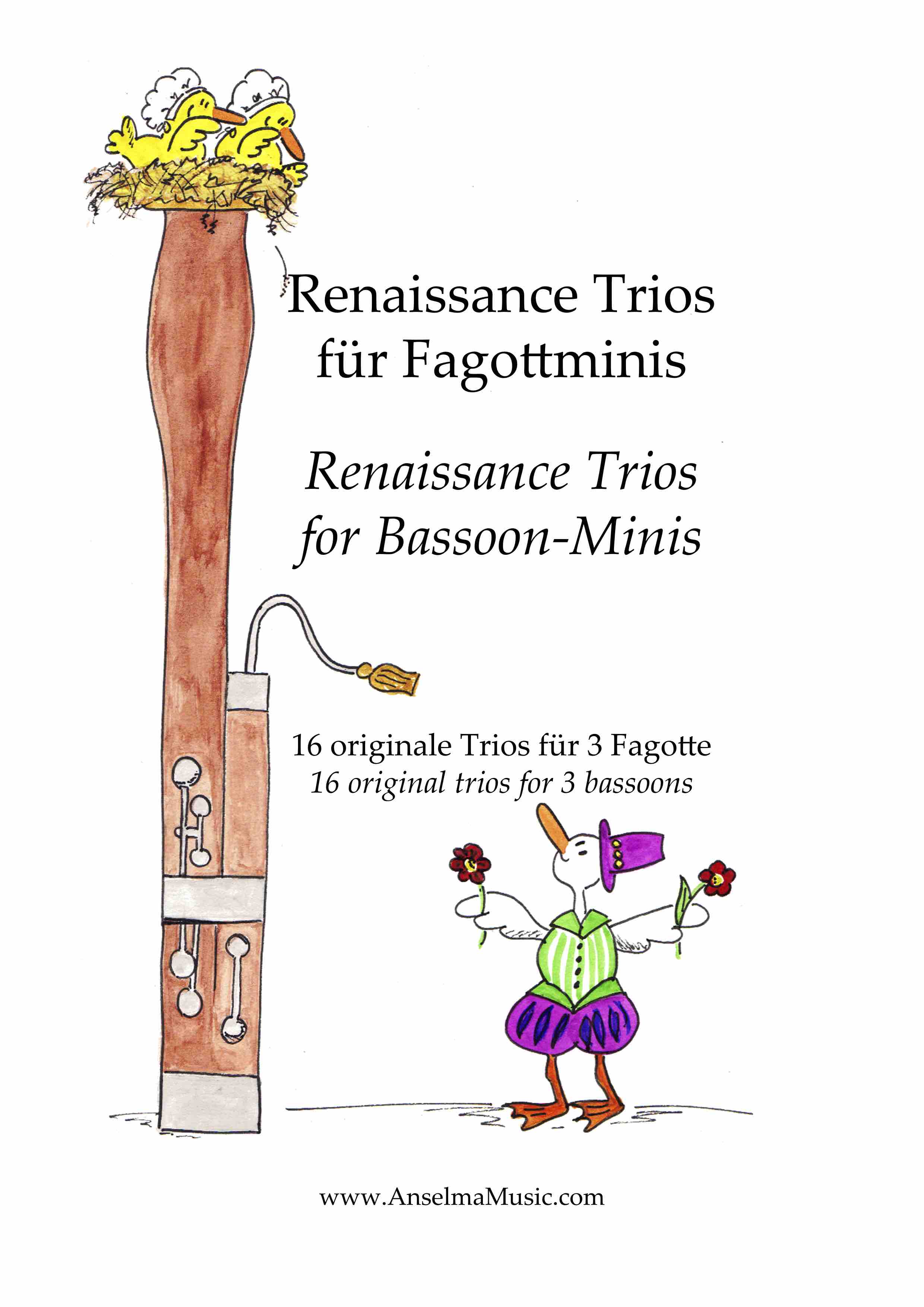 Renaissance Trios fuer Fagottminis Fagott Trio Bassoon Trio Anselma Veit