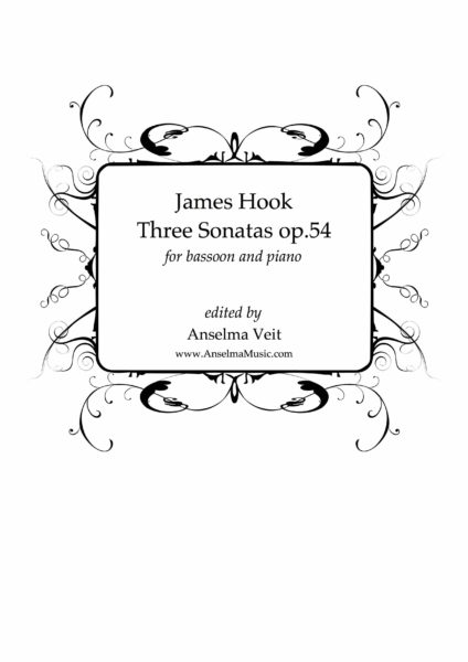Cover James Hook Sonatas